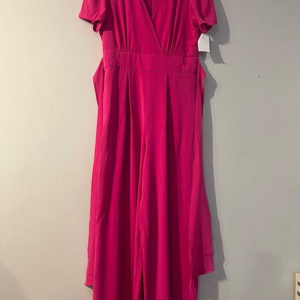 Julia Jordan Pink Jumpsuit with Flowing Palazzo Pants - Picture 10 of 12